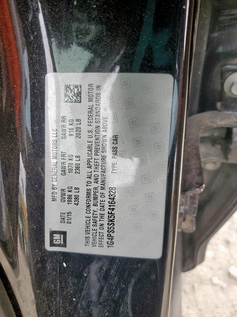 2015 BUICK VERANO 1G4PS5SK5F4164328