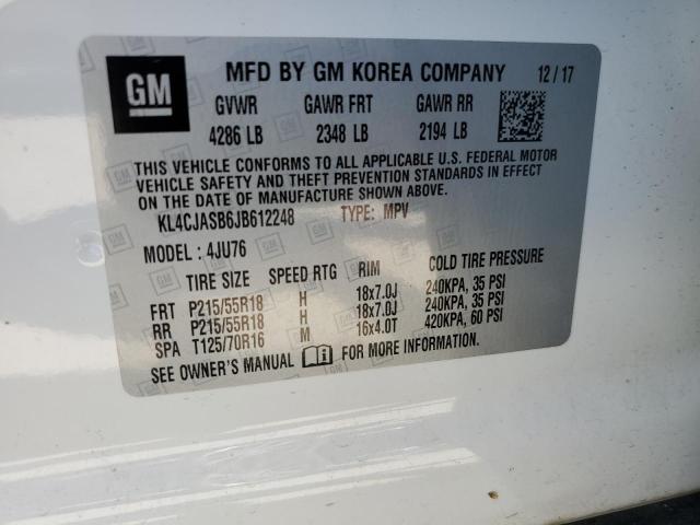2018 BUICK ENCORE PRE KL4CJASB6JB612248