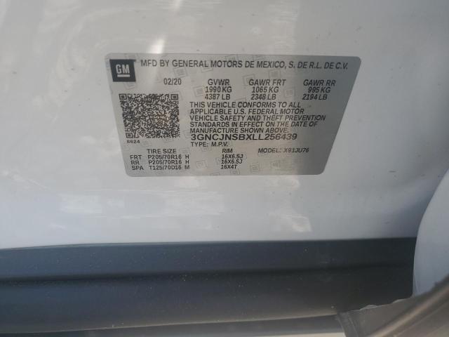 2020 CHEVROLET TRAX LS - 3GNCJNSBXLL256439