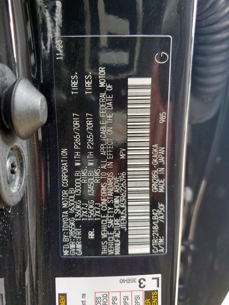 2024 TOYOTA 4RUNNER SR - JTENU5JR3R6226396