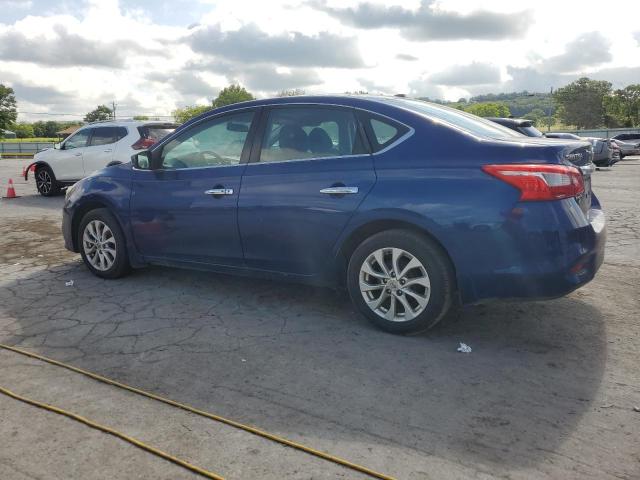 NISSAN SENTRA S 2019 blue  gas 3N1AB7AP7KY201926 photo #3