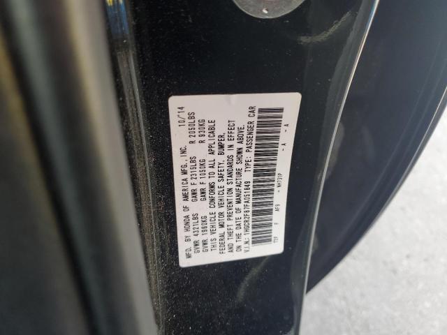 2015 HONDA ACCORD EXL 1HGCR2F87FA051849