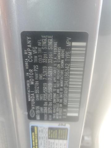 2017 HYUNDAI SANTA FE S - KM8SR4HF3HU186342