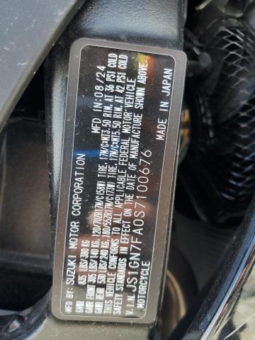 2025 SUZUKI GSX-R600 JS1GN7FA0S7100676