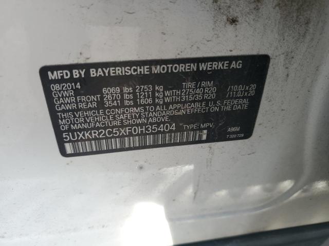 2015 BMW X5 SDRIVE3 5UXKR2C5XF0H35404