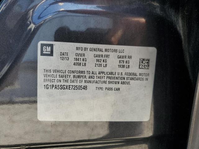 2014 CHEVROLET CRUZE LS - 1G1PA5SGXE7250548