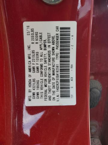2016 HONDA ACCORD SPO 1HGCR2F50GA182581