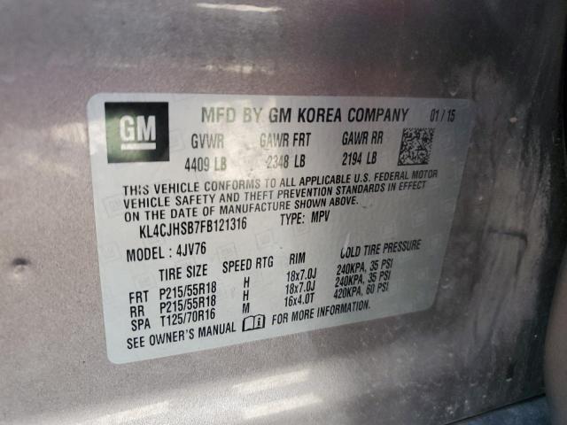 2015 BUICK ENCORE PRE - KL4CJHSB7FB121316