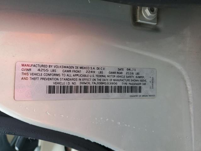 2011 VOLKSWAGEN JETTA TDI - 3VW3L7AJ0BM103906