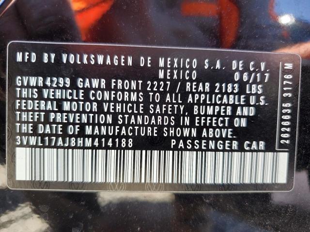 2017 VOLKSWAGEN JETTA SEL - 3VWL17AJ8HM414188
