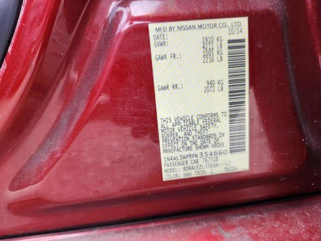 2015 NISSAN ALTIMA 2.5 - 1N4AL3AP9FN354660