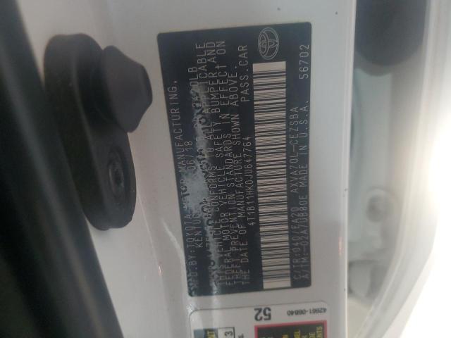 2018 TOYOTA CAMRY L 4T1B11HK0JU647764
