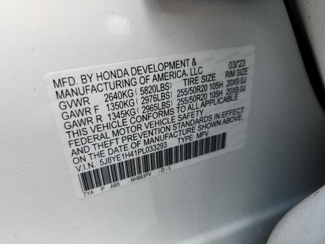 2023 ACURA MDX TECHNO 5J8YE1H41PL033293