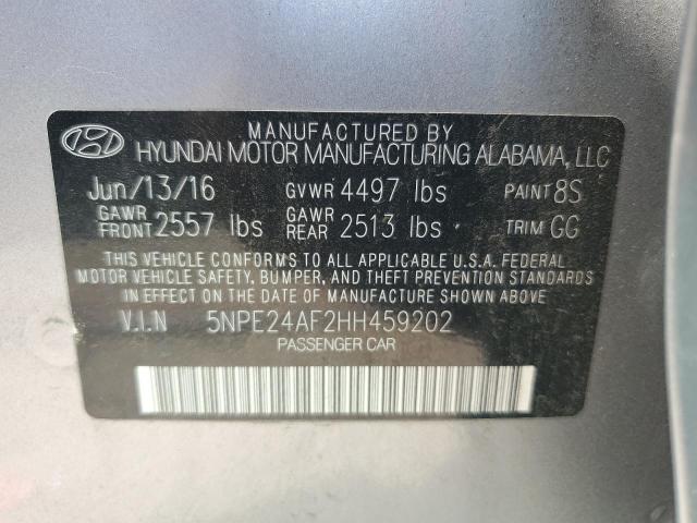 2017 HYUNDAI SONATA SE - 5NPE24AF2HH459202