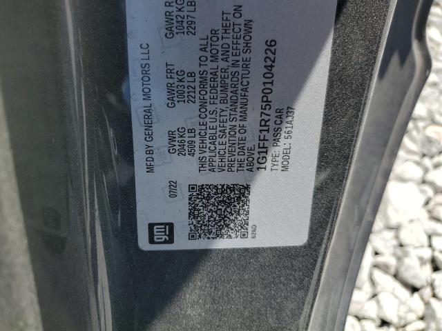 2023 CHEVROLET CAMARO LT1 1G1FF1R75P0104226