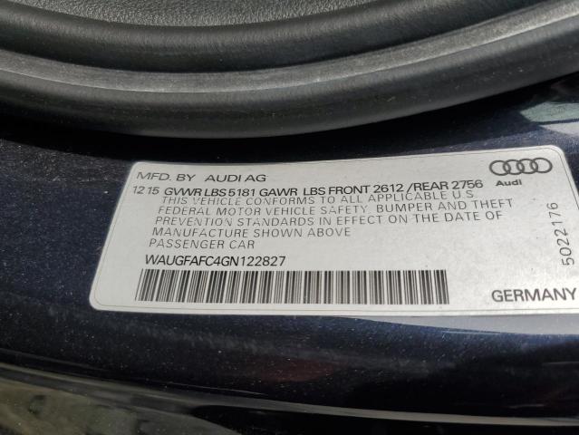 2016 AUDI A6 PREMIUM WAUGFAFC4GN122827