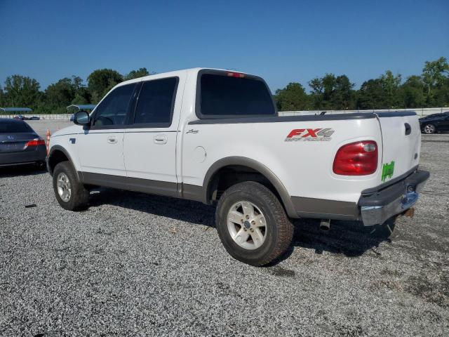 FORD F150 SUPER 2002 white crew pic gas 1FTRW08L62KE32975 photo #3