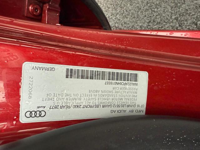 2017 AUDI A7 PRESTIG WAU22AFCXHN019337