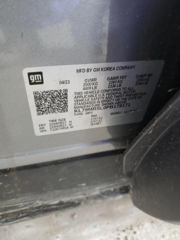 2023 CHEVROLET TRAILBLAZE KL79MRSL0PB178171
