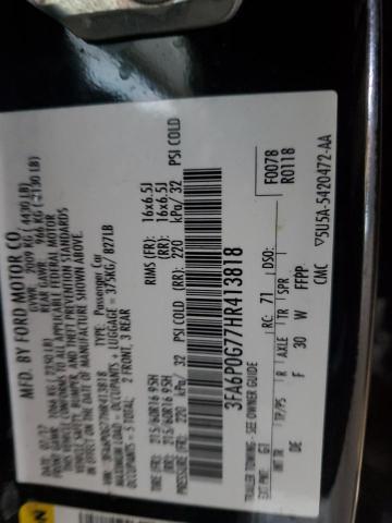 2017 FORD FUSION S 3FA6P0G77HR413818