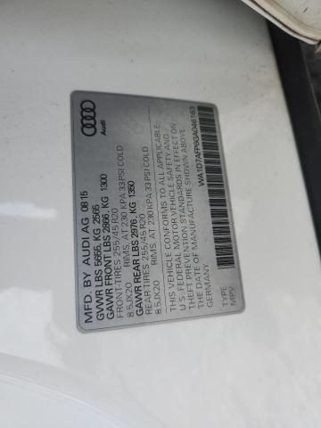 2016 AUDI Q5 PREMIUM WA1D7AFP6GA046163