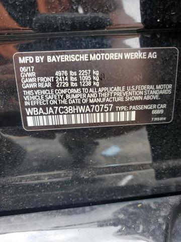 2017 BMW 530 XI WBAJA7C38HWA70757