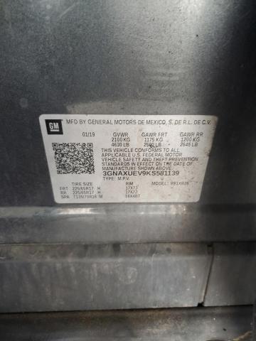 2019 CHEVROLET EQUINOX LT - 3GNAXUEV9KS581139