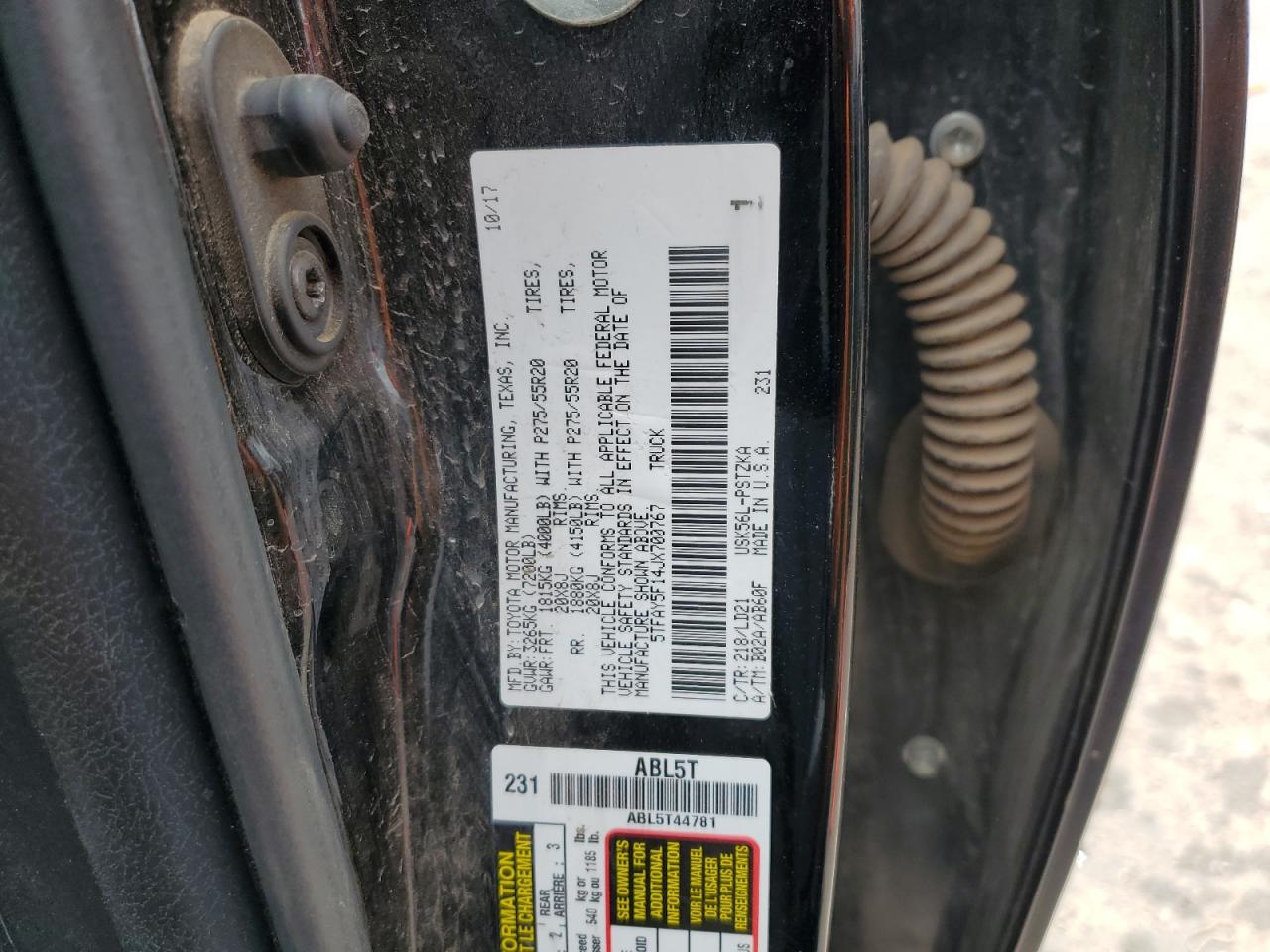 TOYOTA TUNDRA CREWMAX 1794