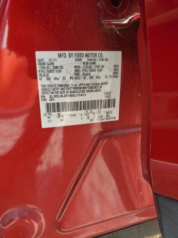 2011 LINCOLN MKX - 2LMDJ6JK1BBJ17413