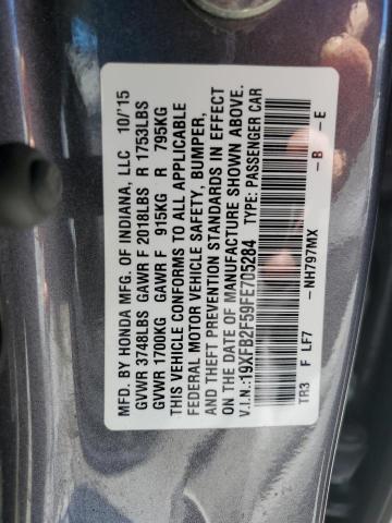 2015 HONDA CIVIC LX - 19XFB2F59FE705284