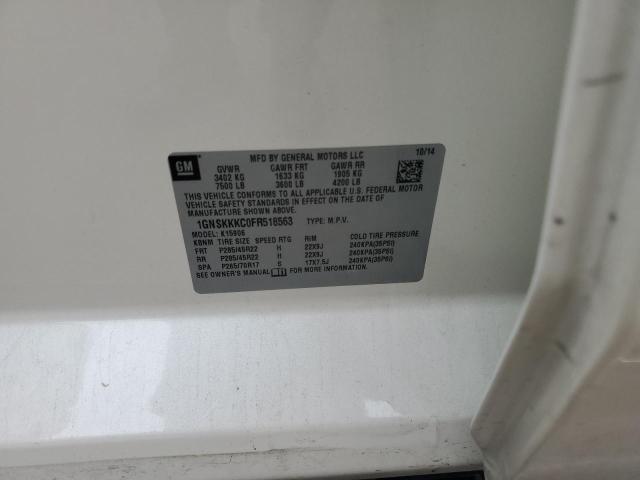 2015 CHEVROLET SUBURBAN K 1GNSKKKC0FR518563