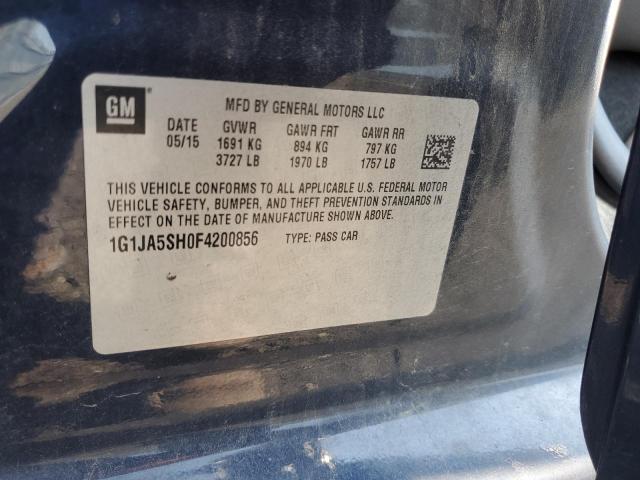 2015 CHEVROLET SONIC LS 1G1JA5SH0F4200856
