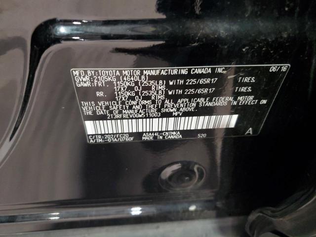 2016 TOYOTA RAV4 XLE - 2T3RFREV0GW511003