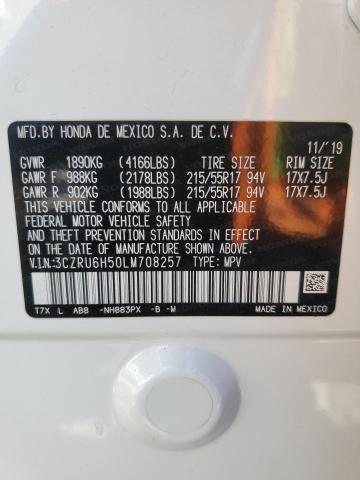 2020 HONDA HR-V EX 3CZRU6H50LM708257