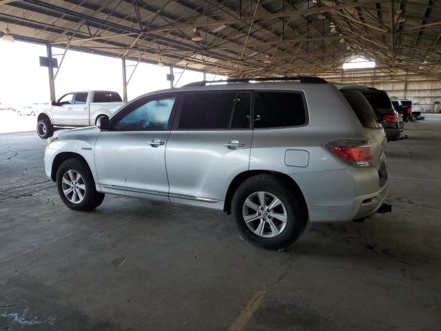 TOYOTA HIGHLANDER 2013 silver  hybrid engine JTEBC3EHXD2015546 photo #3