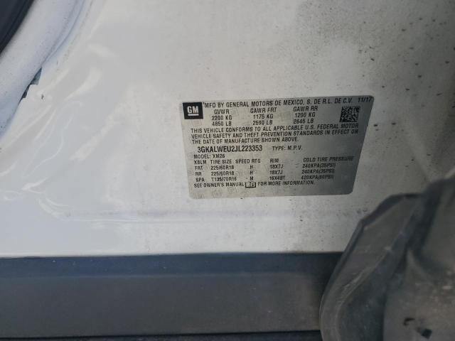 2018 GMC TERRAIN SL 3GKALWEU2JL223353