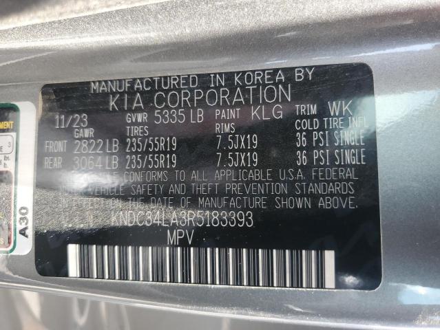 2024 KIA EV6 LIGHT KNDC34LA3R5183393