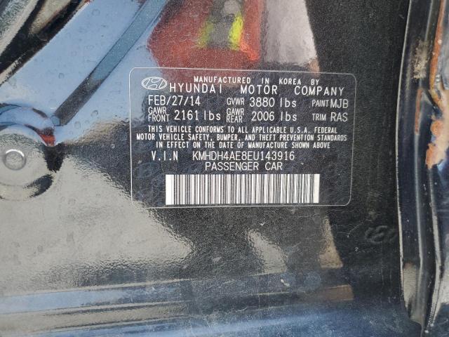2014 HYUNDAI ELANTRA SE - KMHDH4AE8EU143916