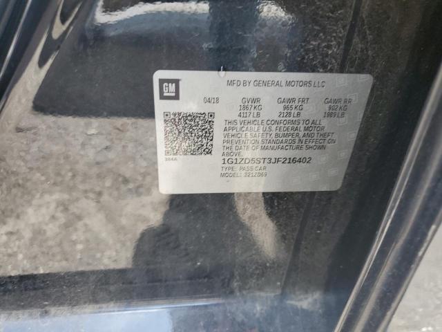 2018 CHEVROLET MALIBU LT 1G1ZD5ST3JF216402