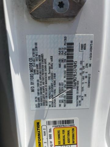 2020 FORD MUSTANG GT 1FA6P8CF9L5174845