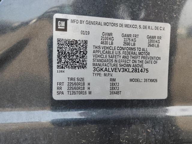 2019 GMC TERRAIN SL 3GKALVEV3KL281475