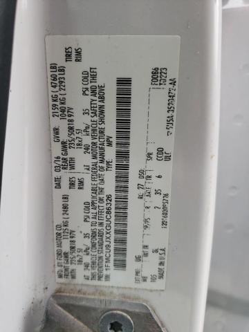 2016 FORD ESCAPE TIT - 1FMCU9JXXGUC86326