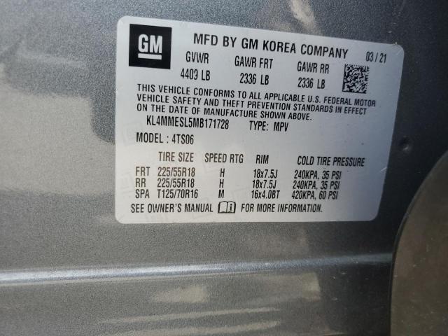 2021 BUICK ENCORE GX KL4MMESL5MB171728