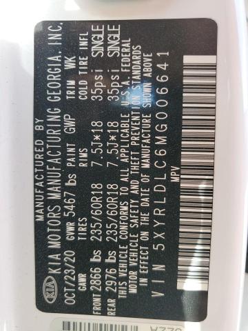 2021 KIA SORENTO S - 5XYRLDLC6MG006641