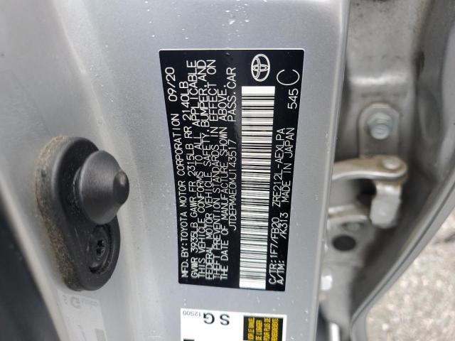 2021 TOYOTA COROLLA LE - JTDEPMAE0MJ143517