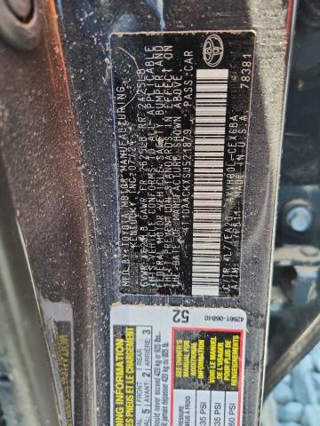 2025 TOYOTA CAMRY XSE 4T1DAACKXSU521879