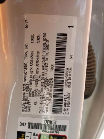 2017 TOYOTA TUNDRA DOU - 5TFUW5F1XHX665391