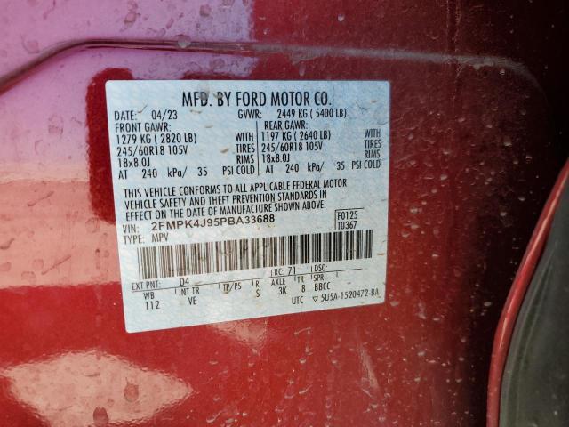 2023 FORD EDGE SEL 2FMPK4J95PBA33688