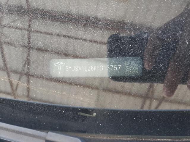 2019 TESLA MODEL S 5YJSA1E26KF313757