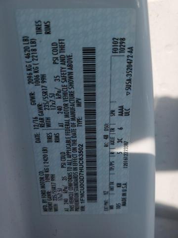 2017 FORD ESCAPE SE - 1FMCU0GD7HUC63502